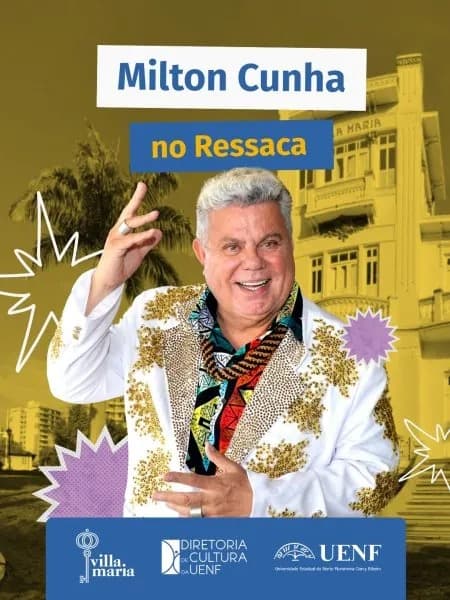 Milton Cunha estará na abertura do Ressaca na Villa 2026
